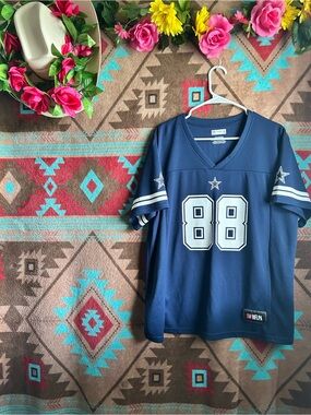 Dallas Cowboys #88 Navy Women's Football Jersey